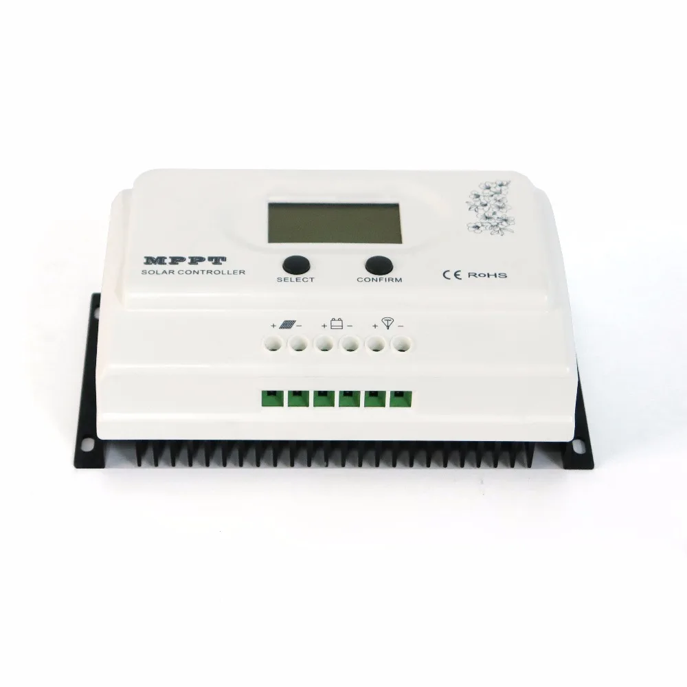 

Wiser 40A MPPT solar charge controller 12V/24V auto recognition Max. DC150V PV input with RS232 and 5V USB interfaces