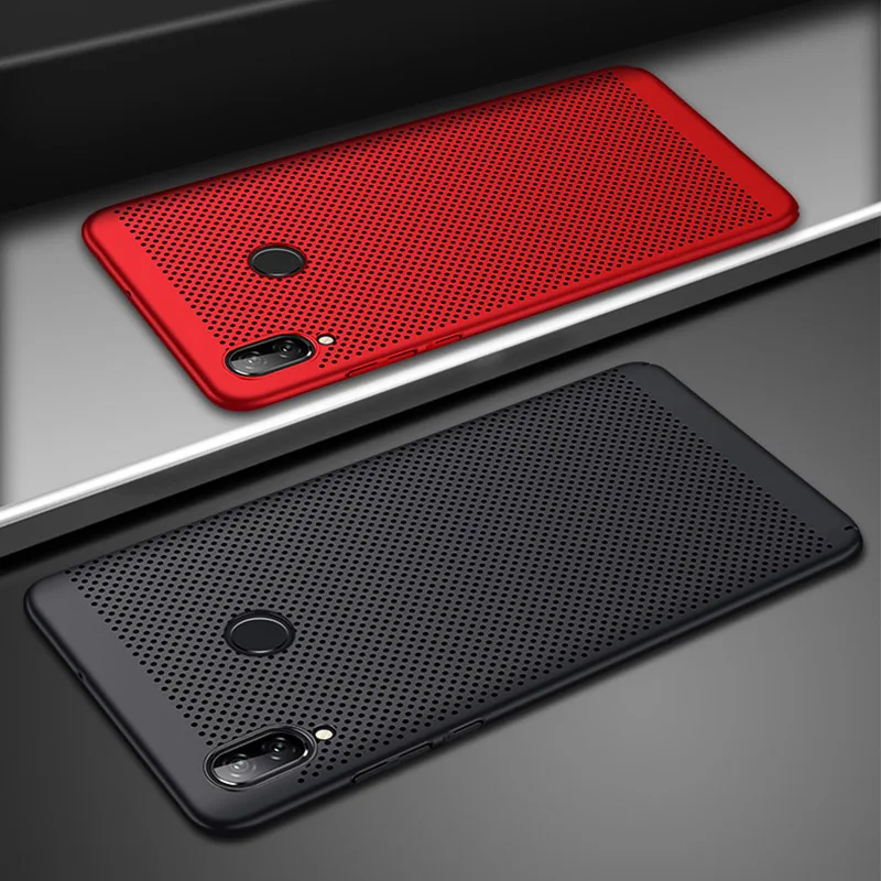 YueTuo чехол для Xiaomi mi 5 8 se 5S plus 6 5x 6x a1 a2 lite mi x 2 2s mi 5 mi 6 дышащая сетка излучающая задняя крышка для телефона