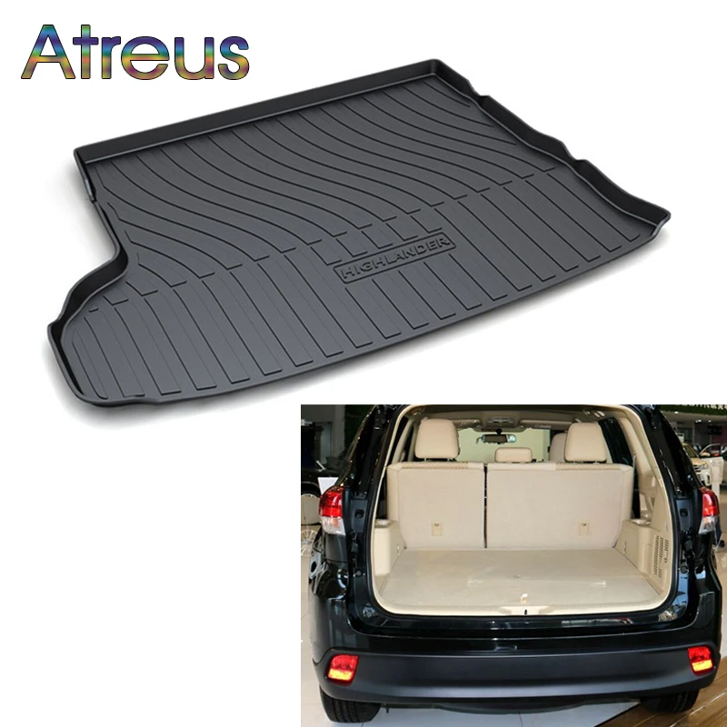 Atreus Car Rear Trunk Floor Mat Durable Carpet For Toyota Land