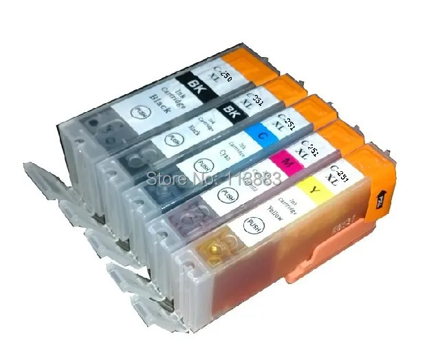 

10sets PGI-250 CLI-251compatible ink cartridge  for canon PIXMA IP7220 MX722/MX922 MG5420/MG5422/MG5520/MG6420