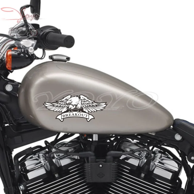 

Fly Eagle Decal Fairing Stickers Fuel Tank Decals Vinyl Sticker For Harley Softail Breakout