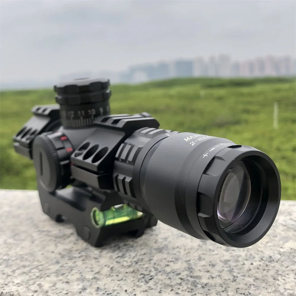 حار جديد مارس 2-8x20 IR التكتيكية RiflesScope 20 مللي متر جبل البصريات بندقية نطاقات البصر HD R/G الصيد نطاقات للرؤية الليلية نطاق حار جديد مارس 2-8x20 IR التكتيكية RiflesScope 20 مللي متر جبل البصريات بندقية نطاقات البصر HD R/G الصيد نطاقات للرؤية الليلية نطاق
