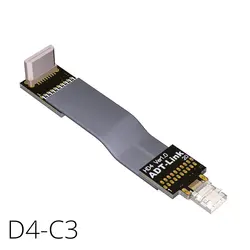 Mini HDMI Micro HDMI 2,0 мужчин и женщин кабель удлинитель вниз угол 5/10/15/20 /30/50/80/100 см Кабо 4Kx2K @ 60 Гц D4C3