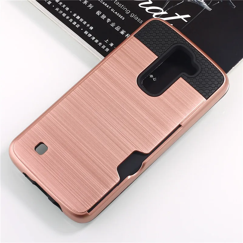

Coque Armor Cases For LG V10 G5 K4 K5 K7 K8 K10 Google Nexus 5X Case For G4 Stylus 2 Note LS770 LS775 With Card Slot Capa (<