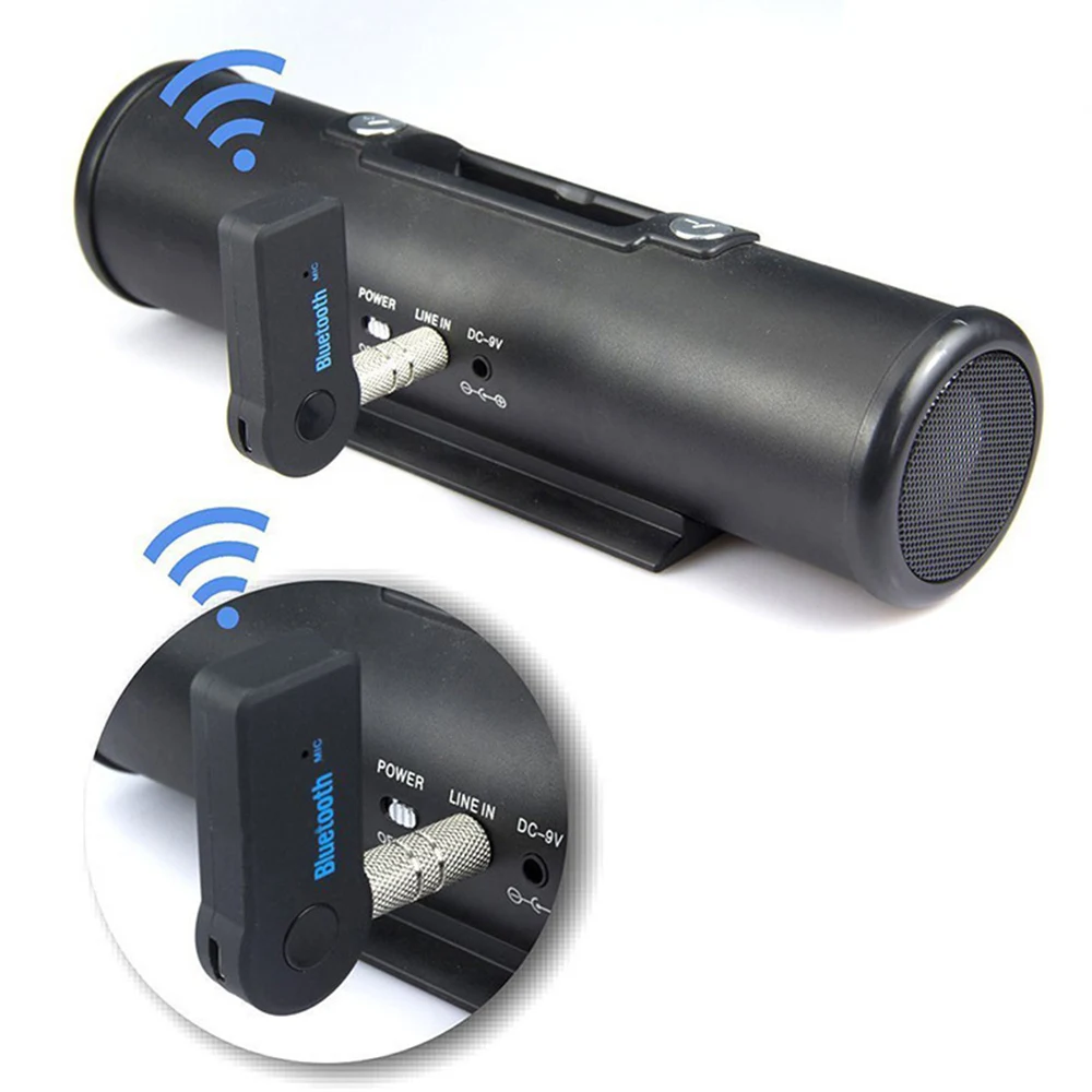 Громкой связи Bluetooth автомобильный комплект 3 5 мм разъем беспроводной USB AUX