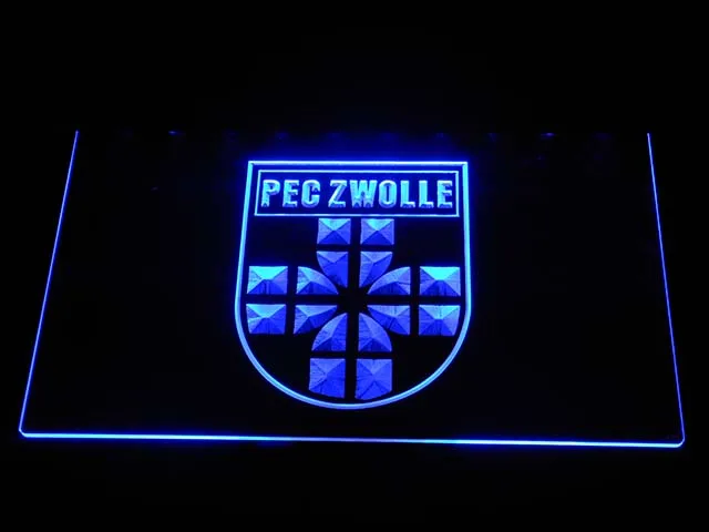 B1012 Пек Зволле Эредивизи футбол светодиодный неоновые световые знаки