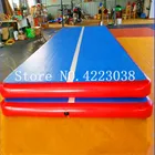① 2 куска батутного коврика AirTrack 8 2 0 2 м с напольным покрытием с логотипом и 2 электрических ★