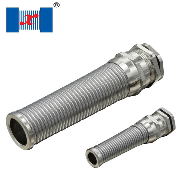 

40 PCS/lot M16*1.5 4-8mm Spiral Type Strain Relief Cable Gland Metal Compression Cable Connector