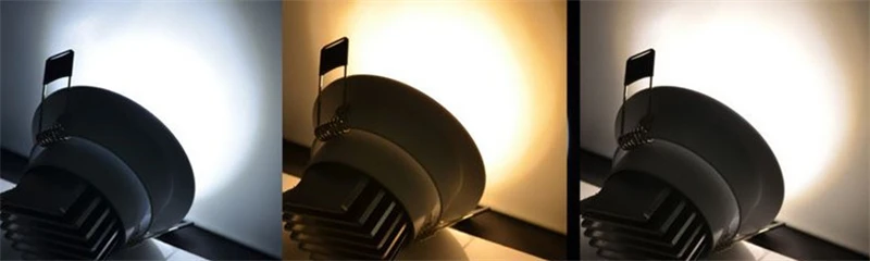 1PCS Dimmable COB Downlight Ceiling Spotlight 5W 7W 9W 12W AC85-265V Ceiling Recessed LED Ceiling Lamp Indoor Lightin