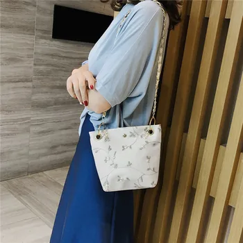 

&40 Women Hand Bag Beach Lace Embroid Bucket Bag Square Bag Messenger Bag Crossbody Bags For Women Sac Bandoulière Femme