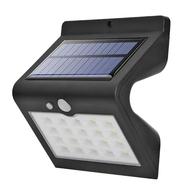 20/30LED Солнечный свет сенсор открытый водонепроницаемый сад дома уличная настенная лампа Прямая поставка - Испускаемый цвет: 1