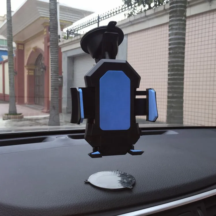 Универсальный 360 металлический автомобильный держатель на присоске для смартфона мульти-угол вращения для предпочтительного угла обзора