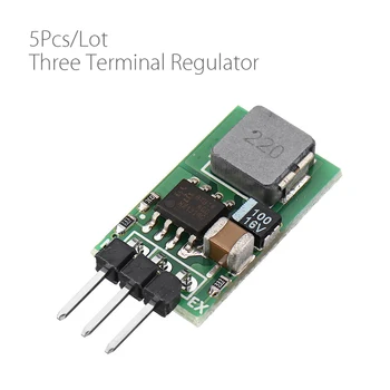 

5pcs/lot Three Terminal Regulator 5V 1A Voltage Regulator Tube DC5.5-32V Input High Efficiency Replacement lm7805
