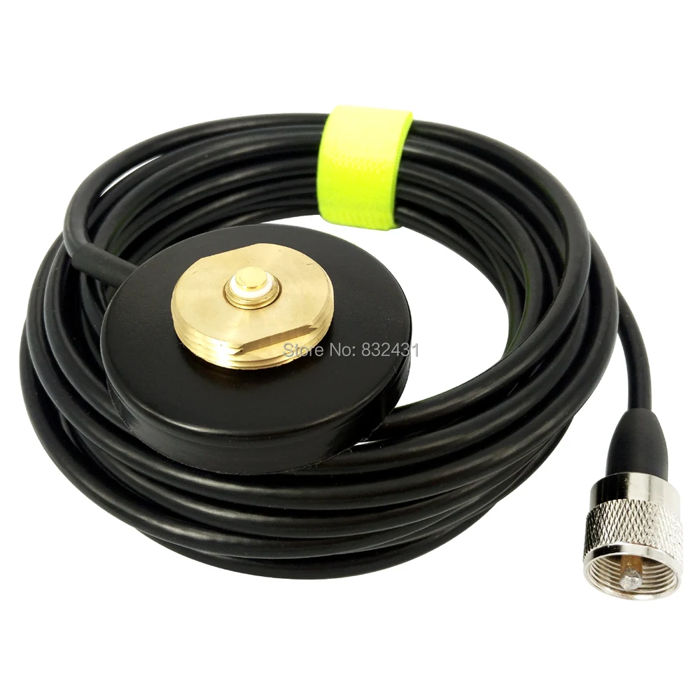 UHF PL259 to NMO Car Radio Antenna Magnet Base 4