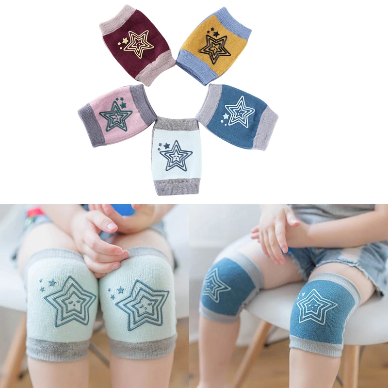 

1 Pair Newborn Baby Crawling Pad Kids Soft Anti Slip Leg Protect Knees Pads Children Activity Accessories