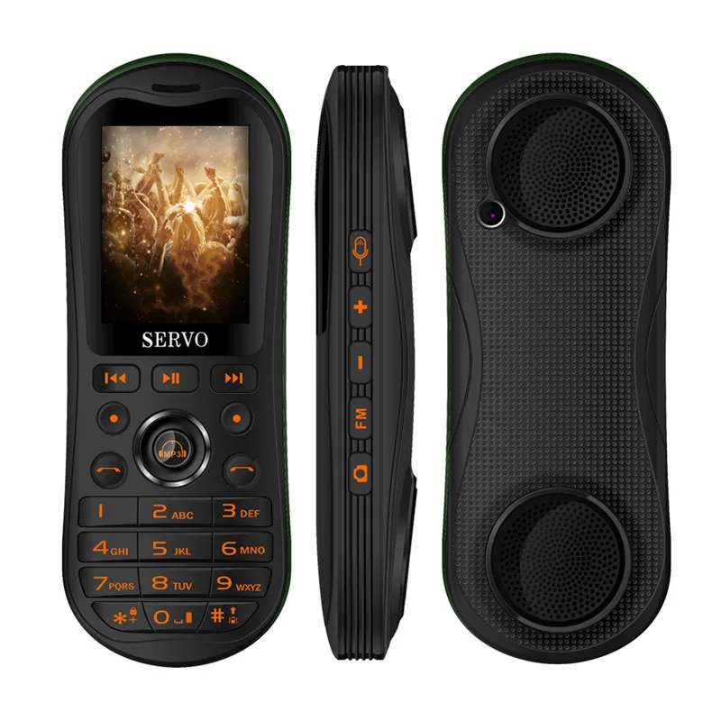 Оригинальный SERVO K8 с тремя sim картами 2 8 '' динамик пение телефон портативный