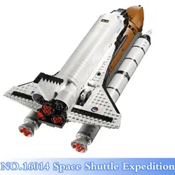 Лепин 16014 1230 шт. фильм Space Shuttle экспедиции цифры строительные Конструкторы кирпичи набор модель детской игрушки Наборы совместимый подарок