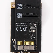 BCM94360CD 1300 Мб/с беспроводной адаптер для мини PI-E Broadcom BCM94360CD с конвертером с 802.11ac Bluetooth 4,0 Для iMAC