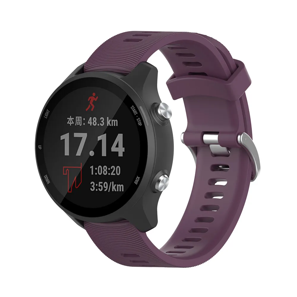 20 ремешок для часов, мм для Garmin Forerunner 245/645/245 M/Vivoactive 3 силиконовый смарт-ремешок для наручных часов для Galaxy watch 42 мм браслеты