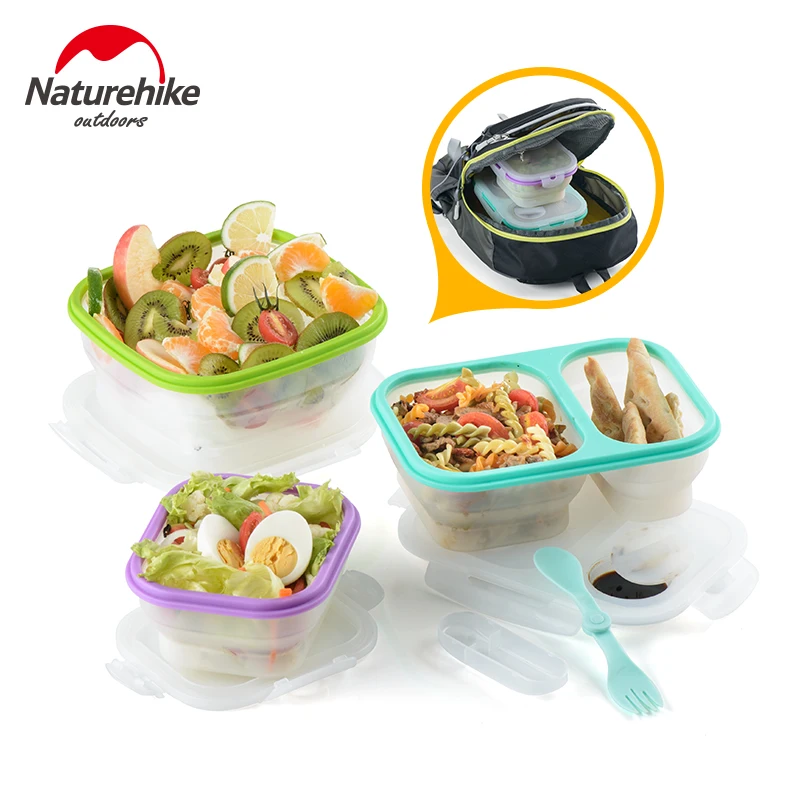 Sartenes Naturhike Nueva Ultraligero Acampar Al Aire Libre Portable de la Alta Calidad Cuencos Ambientalmente Reutilizables Envase de Alimento
