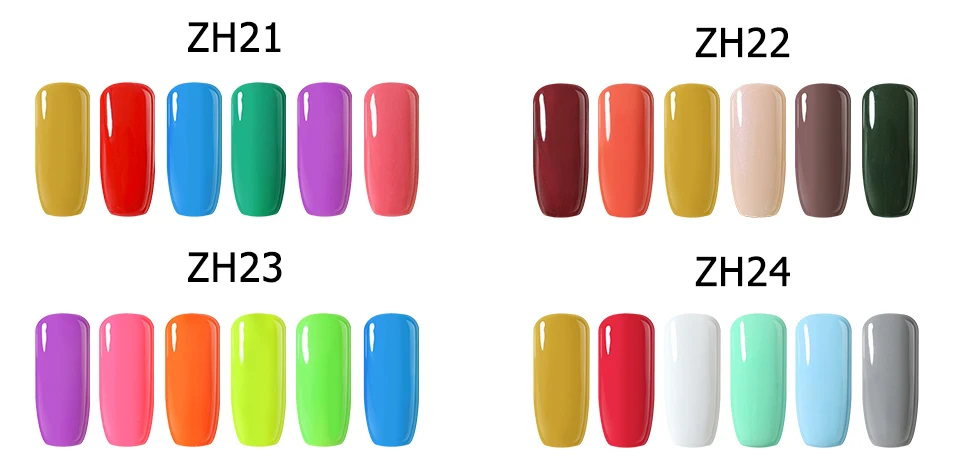 Arte Clavo 6 шт. чистый цвет УФ набор гель-лаков для ногтей для маникюра Набор гель-лаков Дизайн маникюрный набор Гибридный Гель-лак
