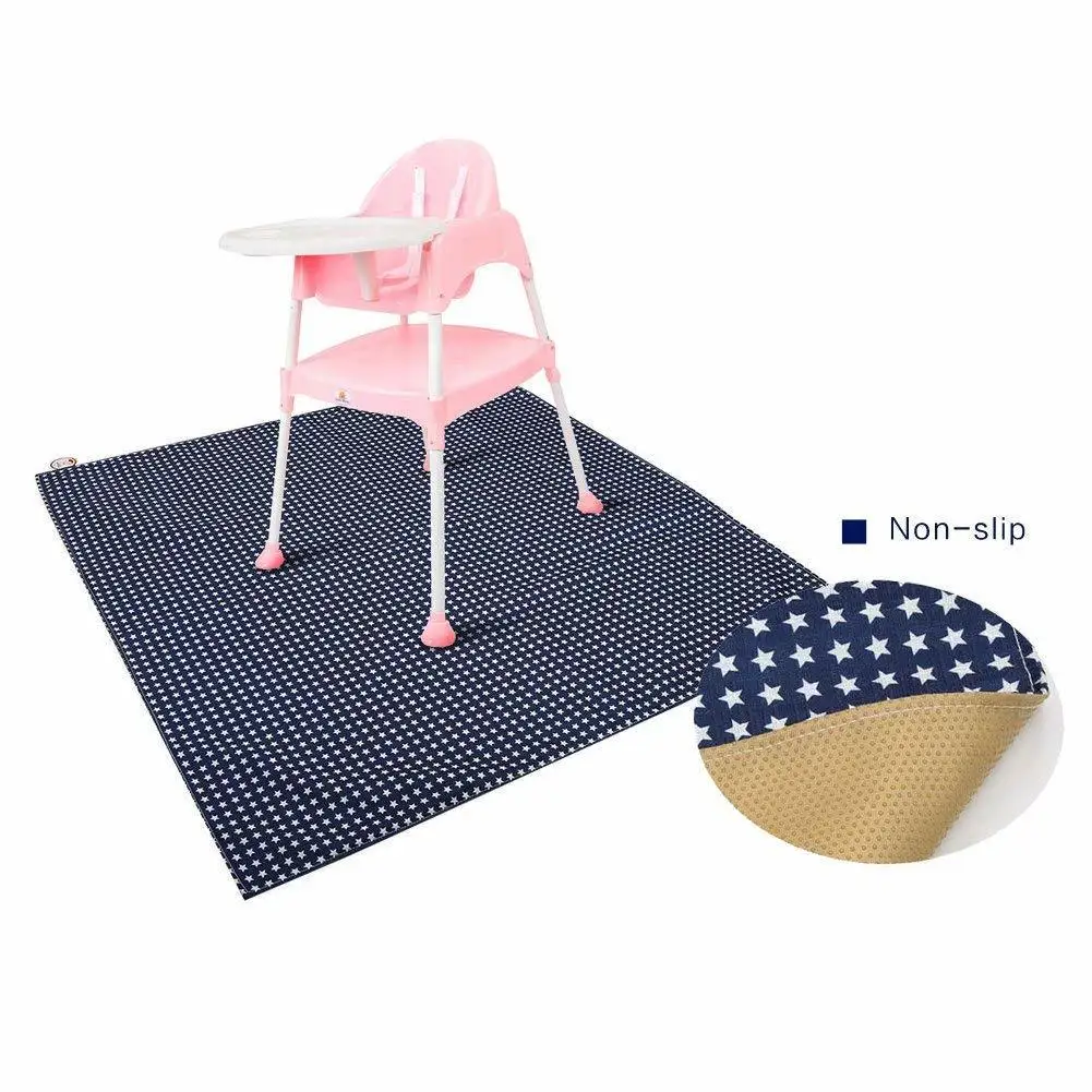 Splat Mat For Under High Chair Floor Mat Baby Waterproof Anti Slip