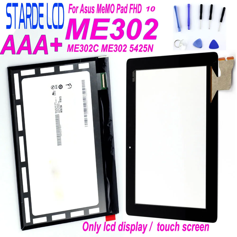 Дисплей 10 1 дюйма для Asus MeMO Pad ME302 5280N ME302C ME302KL K00A K005 B101UAN01.7 ЖК-дисплей матричный
