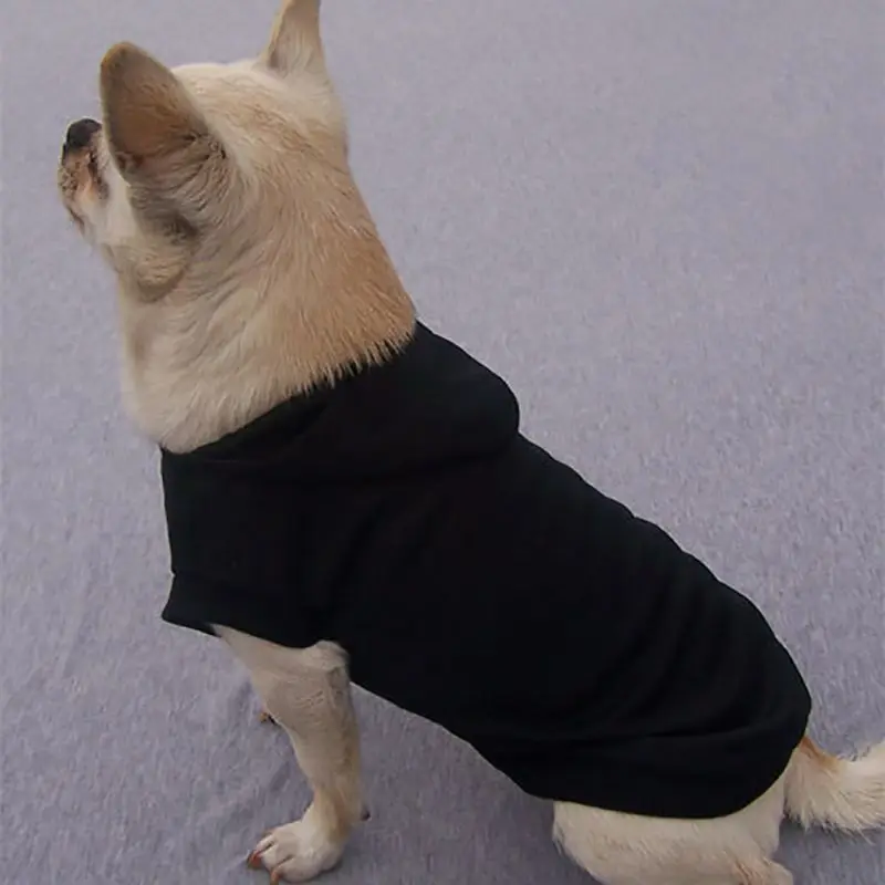 

Comfortable Pet Dog Vests Solid Dog T Shirt with Caps Puppy Soft Casual Cloth for Small Medium Dog Pet Cloth Supplies