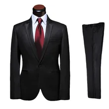 Брендовая одежда мужской костюм черные туфли высокого качества Свадебный костюм для Для мужчин смокинги Slim Fit Бизнес жениха костюмы для выпускного с брюками