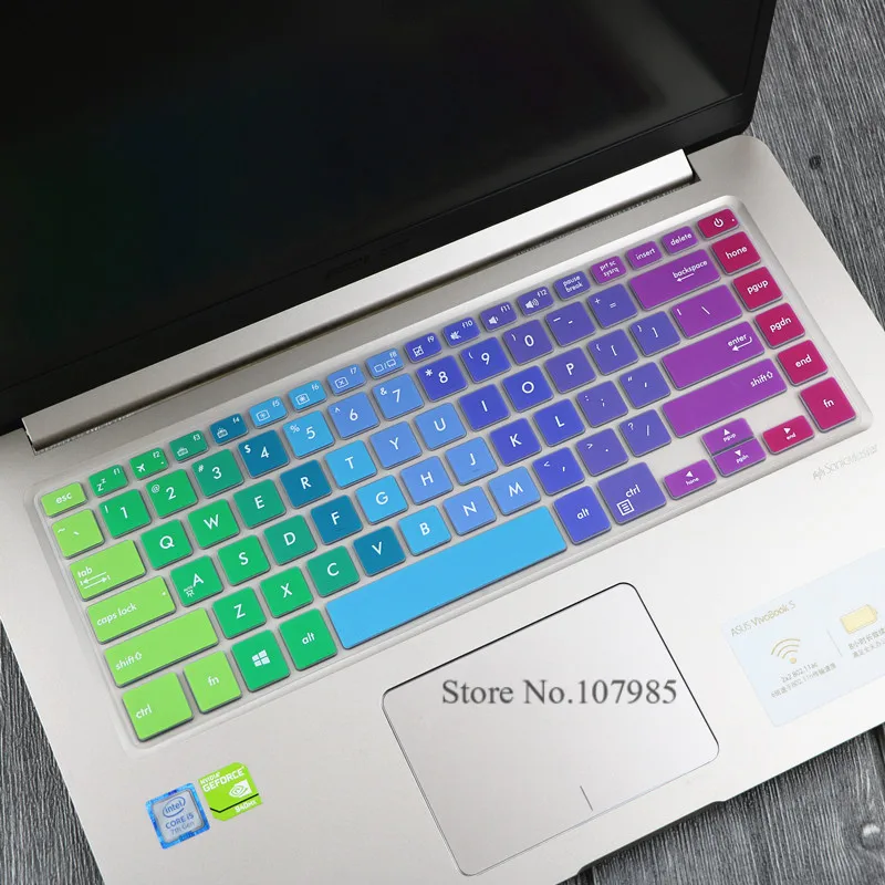 15 15.6 inch New Silicone Keyboard Protector Cover Skin For Asus vivobook S15 Pro K505B K505BP9420 UQ8250 S5100UQ7200 S5100 | Компьютеры и