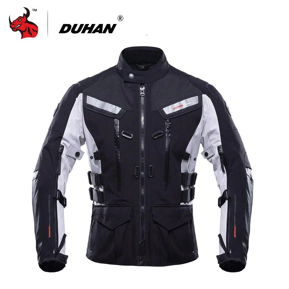

DUHAN Motorcycle Jacket Windproof Waterproof Moto Jacket protective gear Men Motocross Clothing Jaqueta Motoqueiro