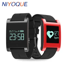 Niyoque DM68 Smart Band Фитнес сна трекер сообщение напоминание Приборы для измерения артериального давления кислорода сердечного ритма трекер для iOS и Android
