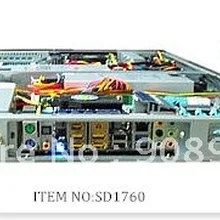 Элегантный ультра-компактный корпус для установки в стойку 1U RC1760 чехол для сервера для двух отдельных разделителей