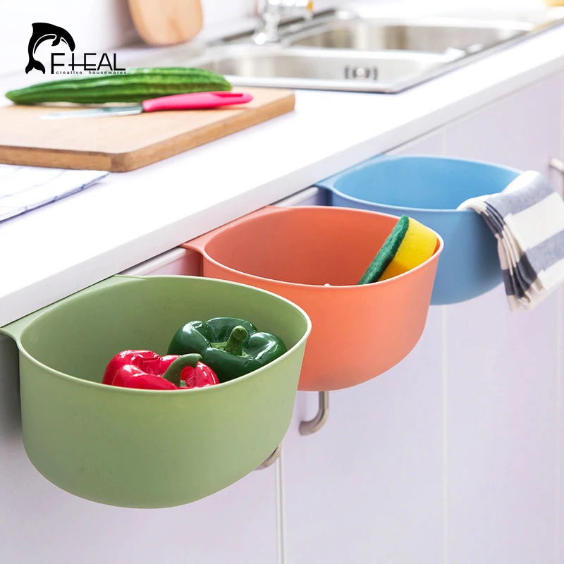 FHEAL кухонный пластиковый ящик для мусора хранения дверь шкафа Висячие мусорные