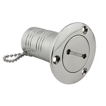 316 из нержавеющей стали морские палубная горловина бака W/Key 1-1/" вода лодка заполнения прочный