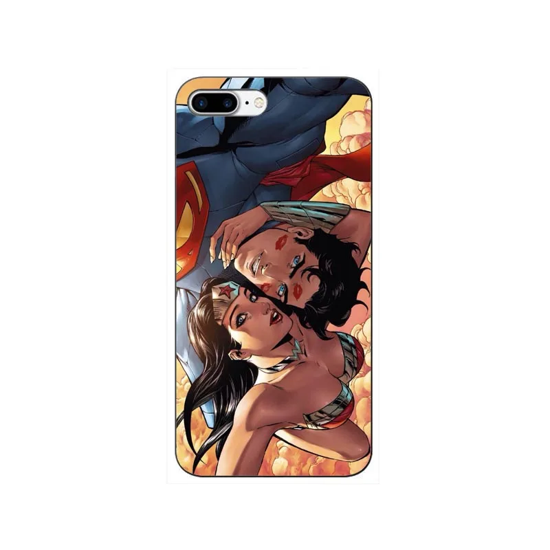 Жесткий пластиковый Чехол Wonder Woman для iPhone 11 11PRO MAX 6 6S Plus 5 5S SE X 8 8Plus 7 7Plus XR XS Max - Цвет: Синий