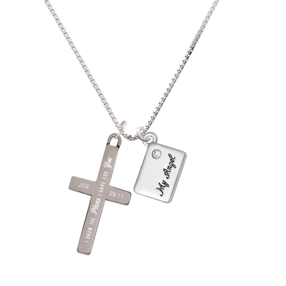 My Angel Envelope - Plans I Have for You - Cross Necklace