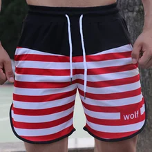 Мужские спортивные шорты для бега, спортивные шорты для фитнеса, бодибилдинга, спортивная летняя мужская одежда для тренировок, пляжные быстросохнущие короткие штаны