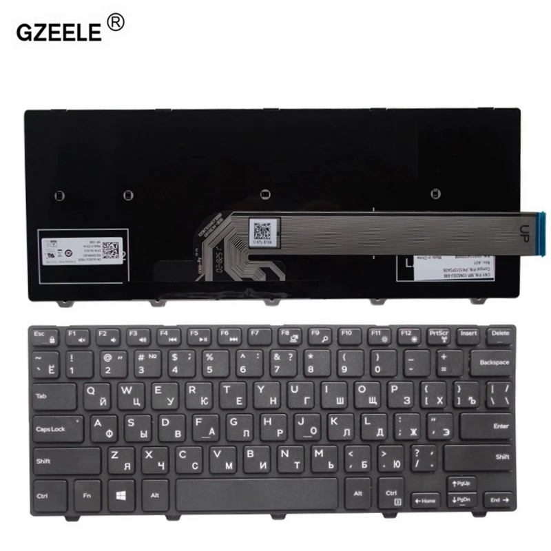 Русская клавиатура для ноутбука Dell Inspiron 14-3000 Series 3441 3442 3443 3445 3446 3447 3449 3458 3451 3452 14-3458 RU