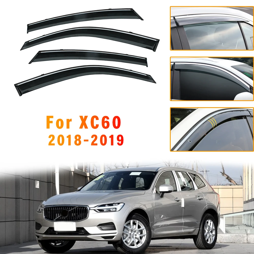 Солнцезащитный козырек для окна автомобиля, Солнечный козырек ABS для Volvo XC60, аксессуары