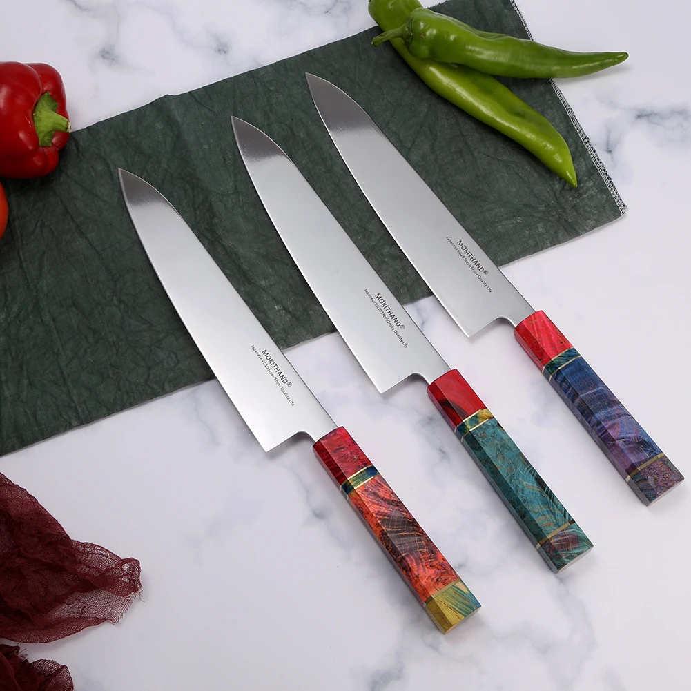  Mokithand 240MM VG10 Chef Knife Sharp Japanese Kitchen Knives Professional 9 Inch Stainless Steel F - 32992579088