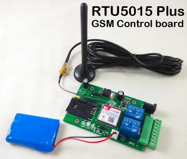 RTU5015 плюс GSM Удаленная панель с двумя входного сигнала и один релейный выход бесплатно звонить и SMS управления совместим RTU5024 с app