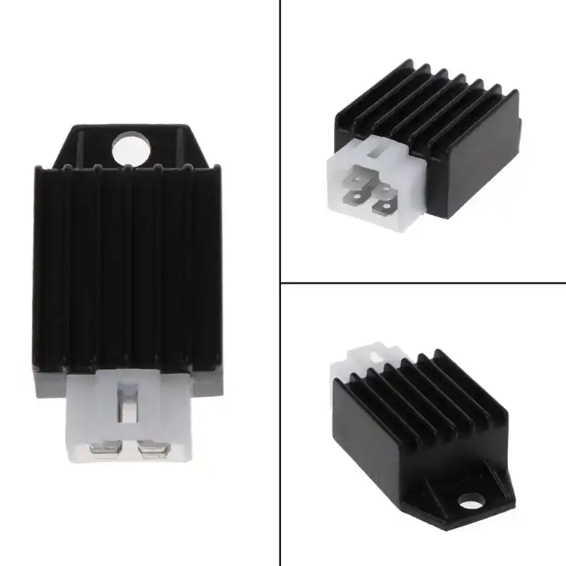 12V 4Pin мотоцикл Напряжение регулятор полувер для выправления изгибов для Buggie GY6 50cc 125cc 150cc мопед скутер - изображение