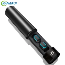 TWS 5,0 беспроводные наушники 4D стерео Bluetooth наушники дисплей питания Автоматическое Сопряжение Спортивная bluetooth-гарнитура с power Bank