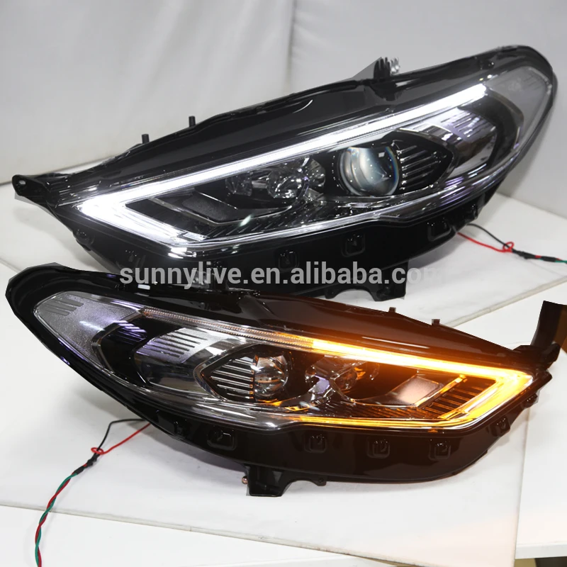 Для FORD Mondeo светодиодный фар Светодиодный светильник для Fusion Titanium2017 PW|light for|ford fusion