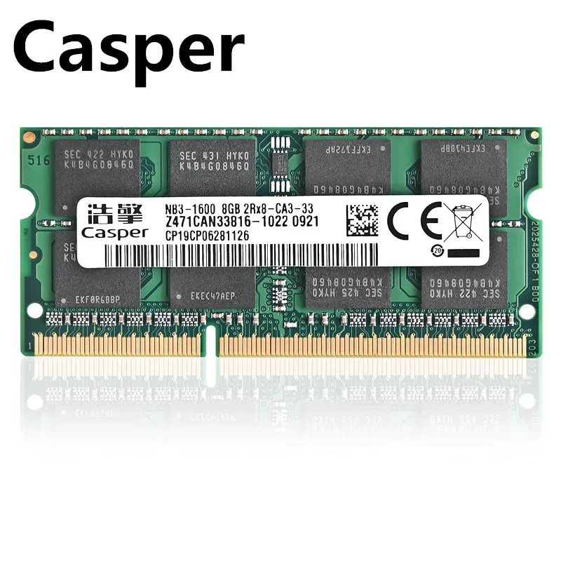 Casper DDR3 высокоскоростной Sodimm 4 GB 8 GB 1333 MHz 1600 MHz ноутбук оперативная память модуль палка пожизненная Гарантия