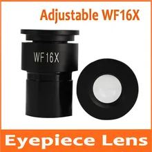 WF16X 13 мм Регулируемый зум биологический окуляр линза для Bi-Микроскоп 16 раз больше, чем у увеличительная линза крепления 23,2 мм