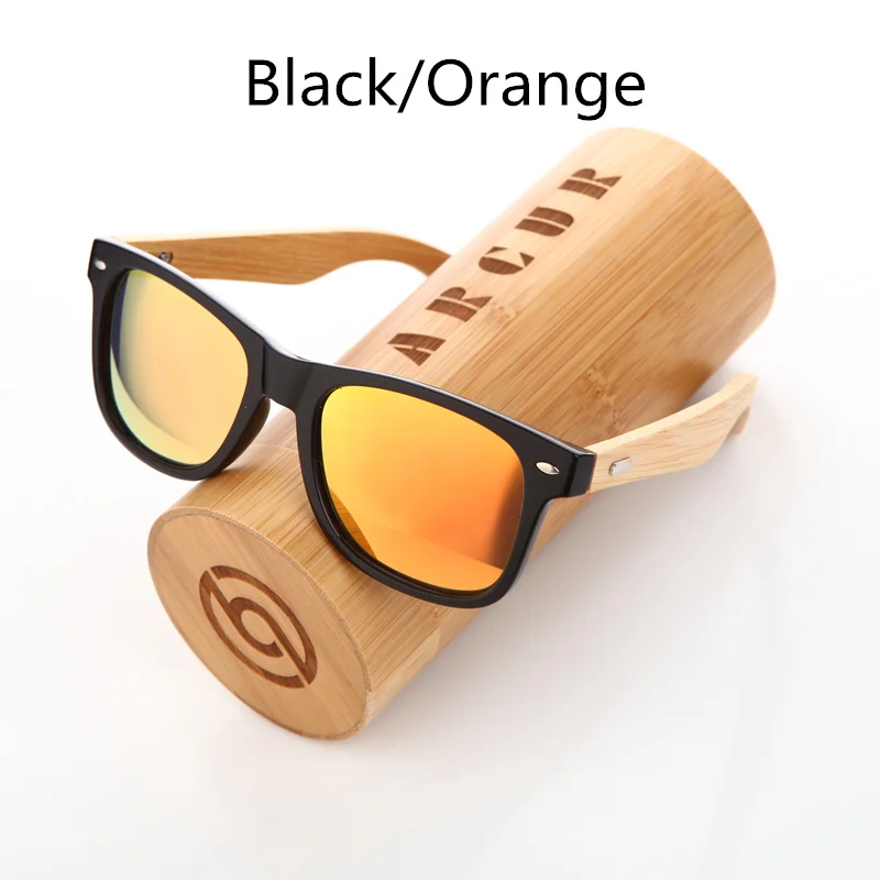 BARCUR Polarized Bamboo Sunglasses Men Women BC4175