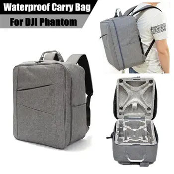 

1 Pcs Backpack Shoulde Bag For DJI Phantom 4 Drone Gray Light Fashion Waterproof UAV Carry Case Storage Bags