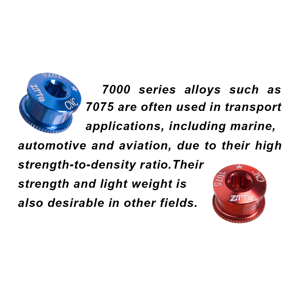 ZTTO болт, цепи велосипеда Звездочка винты 5mm7mm Звезду Болт с ЧПУ 7075 дорога MTB велосипеда диск Винт шатуны велосипед Запчасти